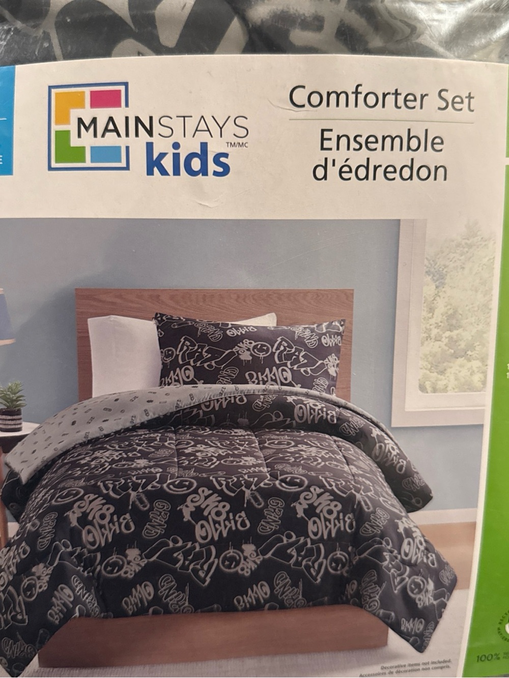 Mainstays Twin Comforter Set - Brand New